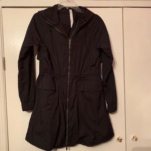 Lululemon long rain jacket sz 4